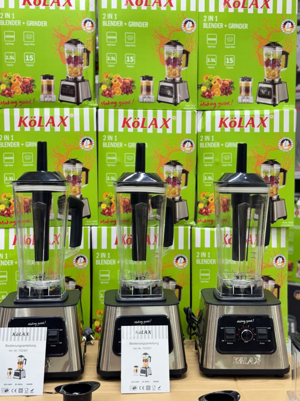 KoLAX 2 in 1 Blender & Grinder