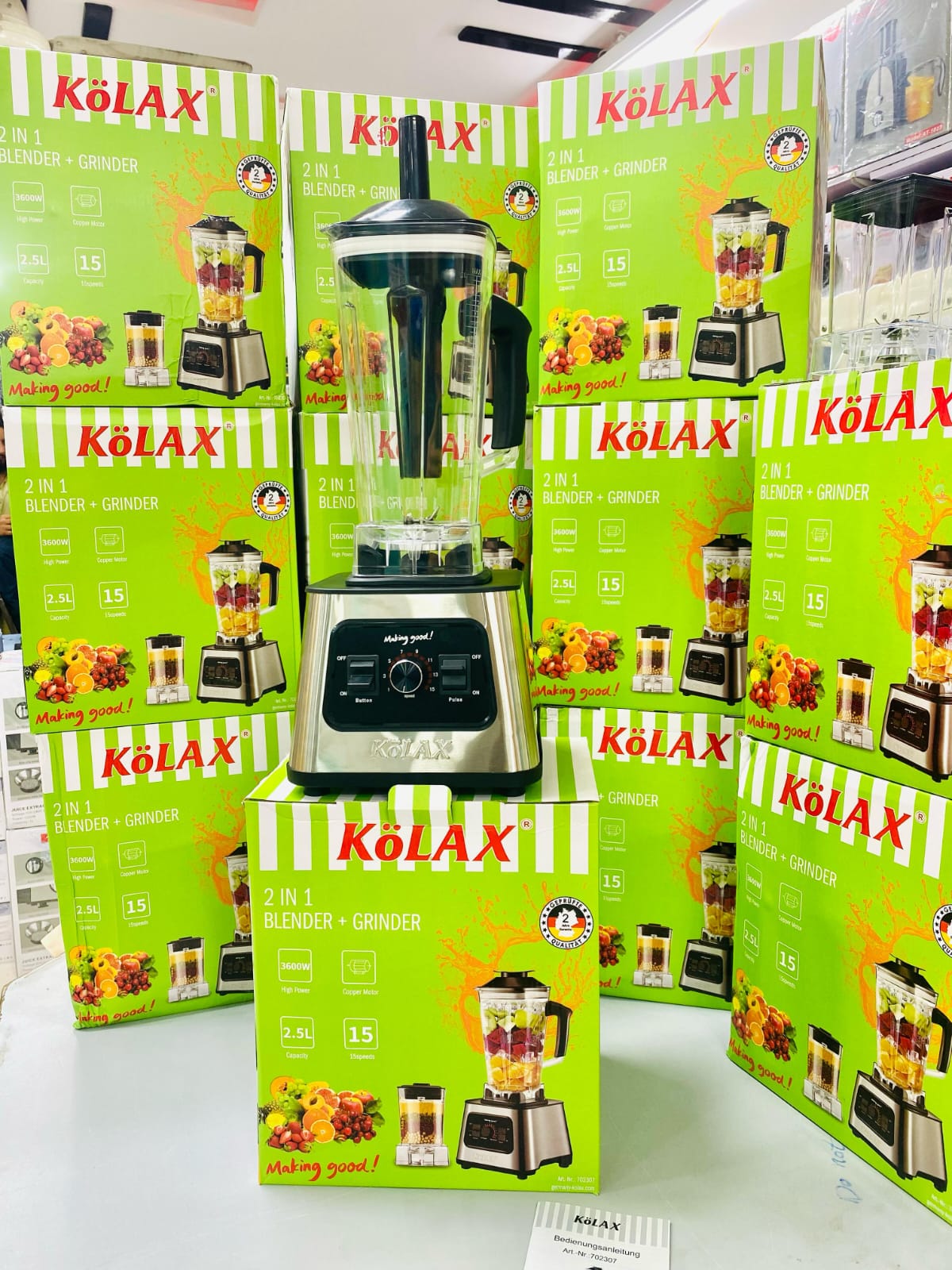 KoLAX 2 in 1 Blender & Grinder