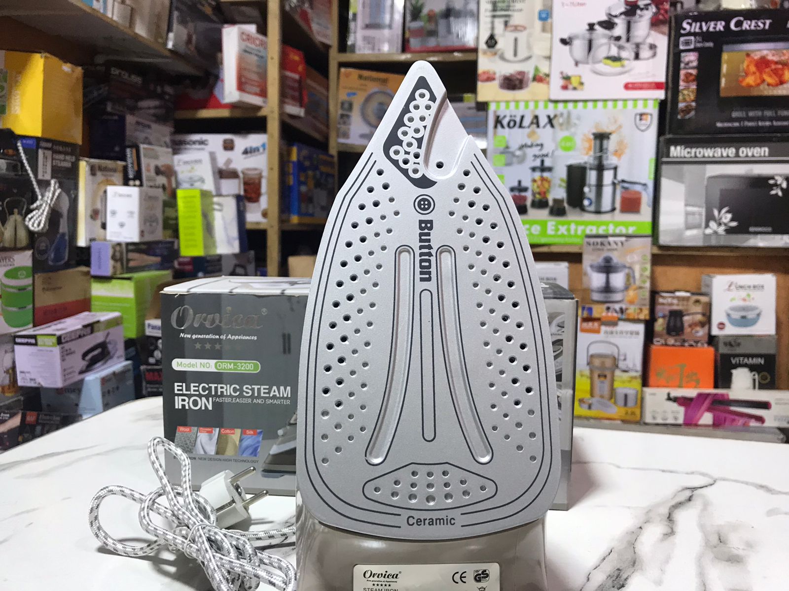 Orvica Electric Steam Iron ORM-3200 – Smarter Way to a Wrinkle-Free Life!