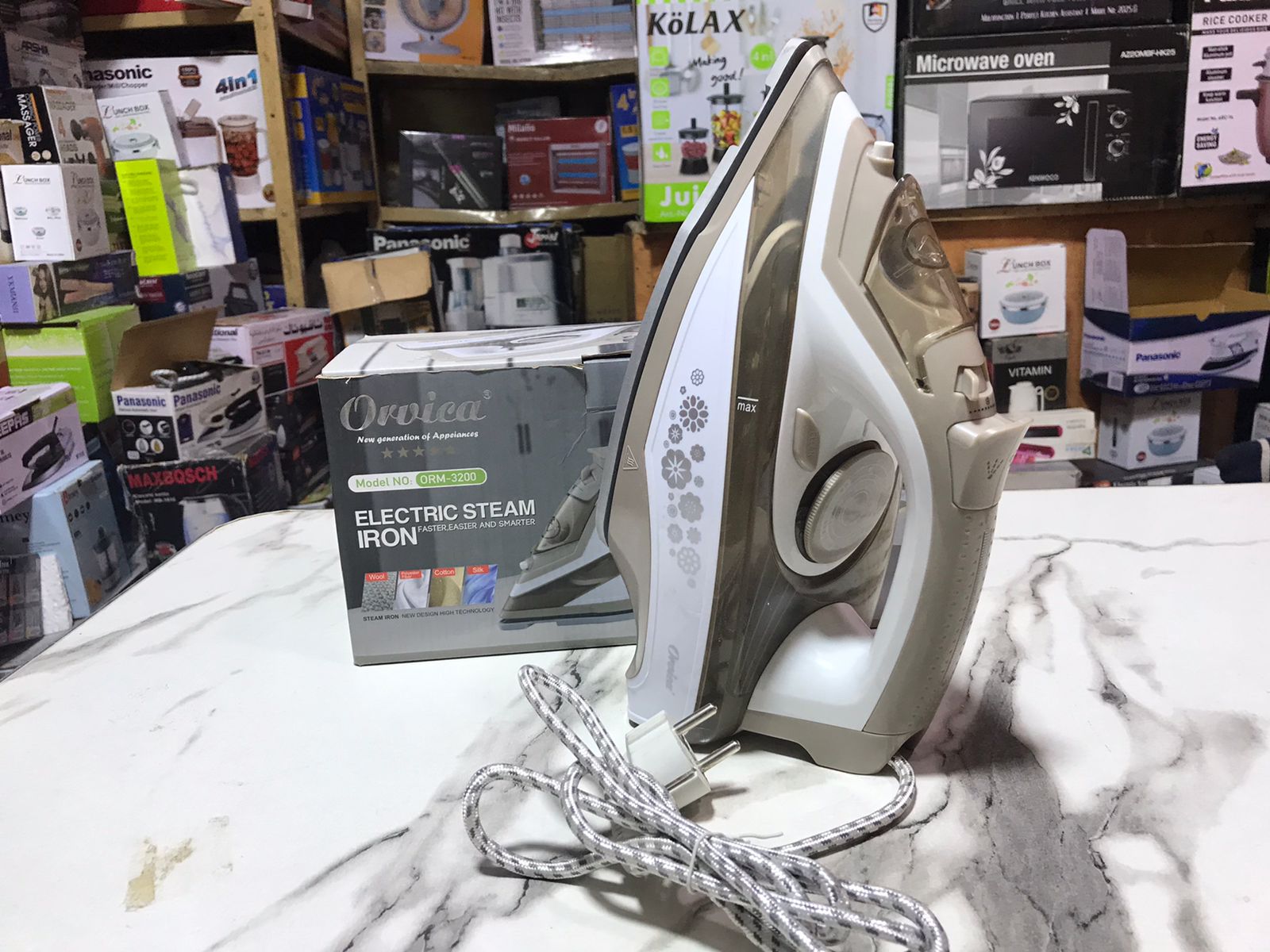 Orvica Electric Steam Iron ORM-3200 – Smarter Way to a Wrinkle-Free Life!