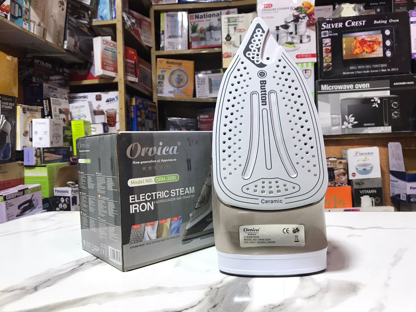 Orvica Electric Steam Iron ORM-3200 – Smarter Way to a Wrinkle-Free Life!