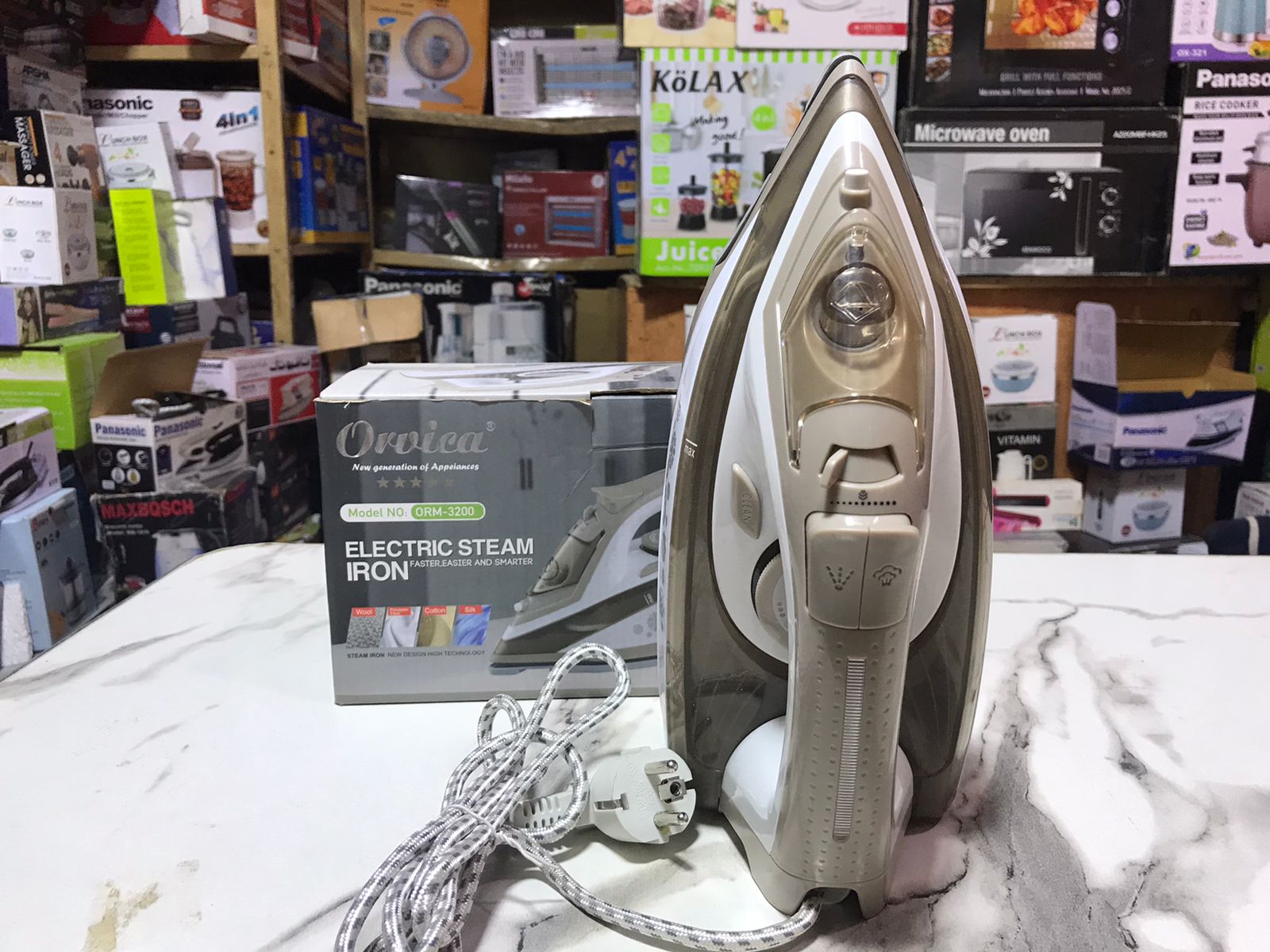 Orvica Electric Steam Iron ORM-3200 – Smarter Way to a Wrinkle-Free Life!