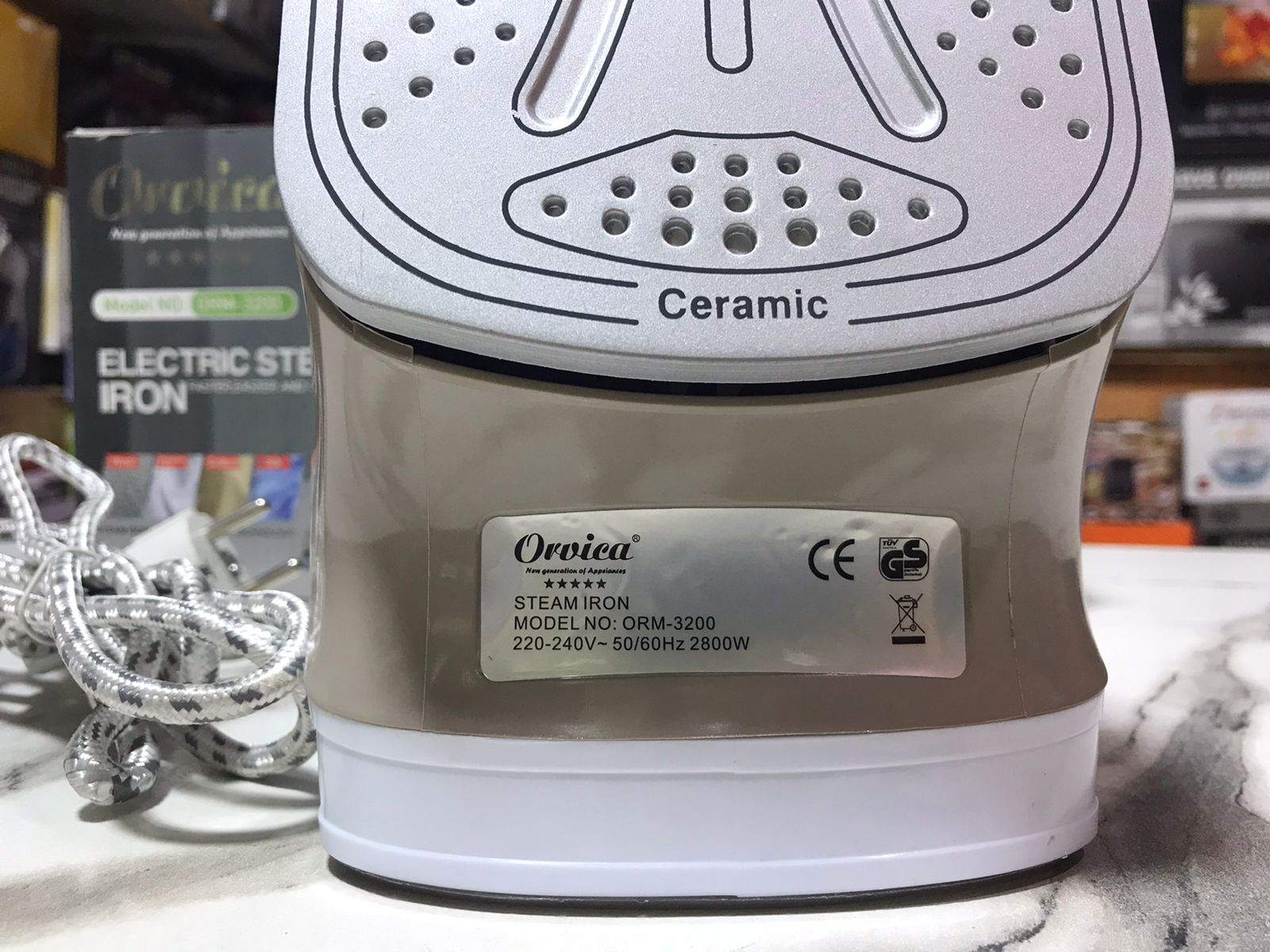 Orvica Electric Steam Iron ORM-3200 – Smarter Way to a Wrinkle-Free Life!