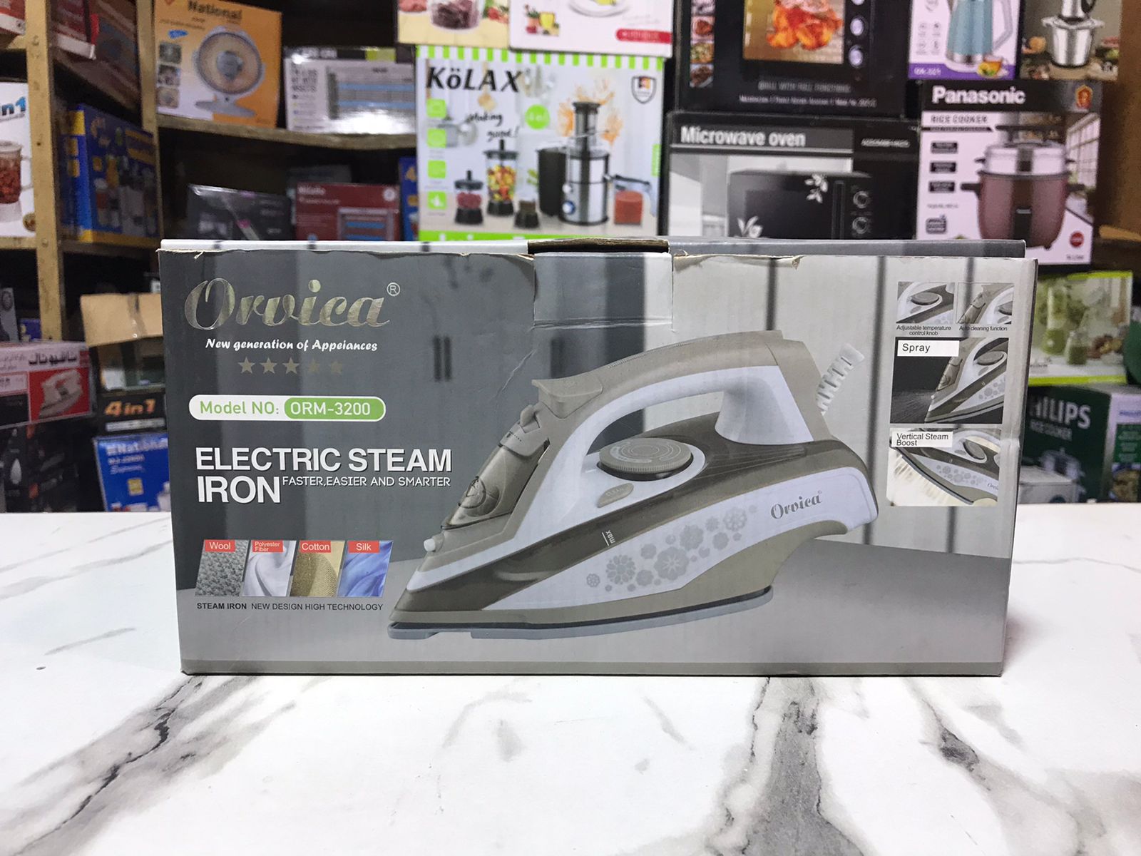 Orvica Electric Steam Iron ORM-3200 – Smarter Way to a Wrinkle-Free Life!