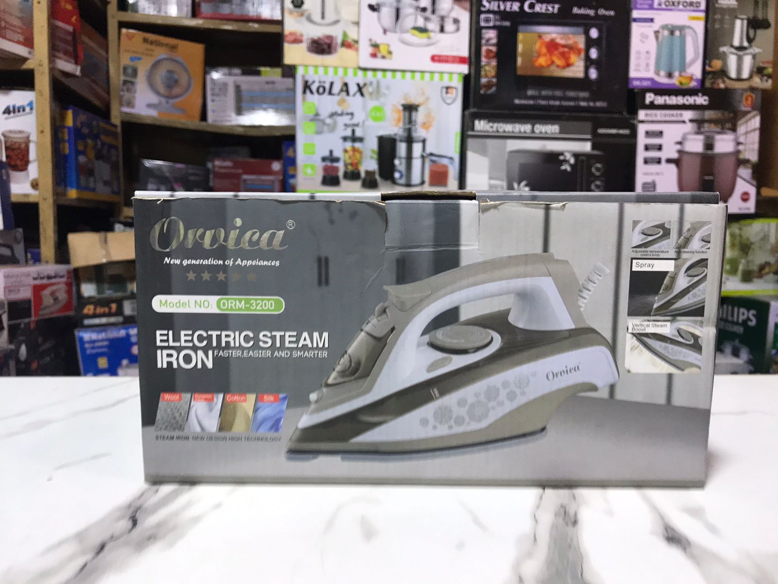 Orvica Electric Steam Iron ORM-3200 – Smarter Way to a Wrinkle-Free Life!